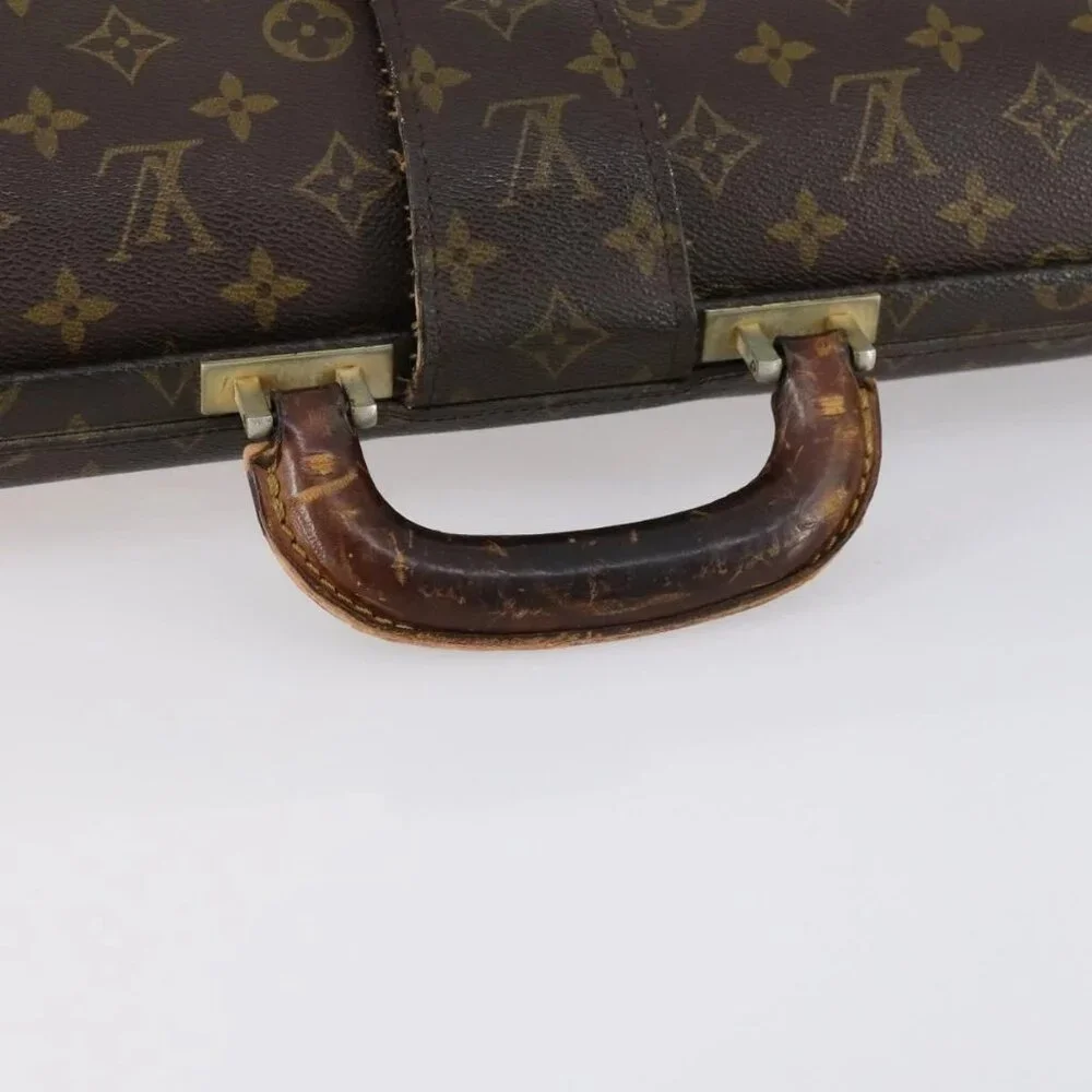 LOUIS VUITTON Monogram Serviette Fermoir Business Bag